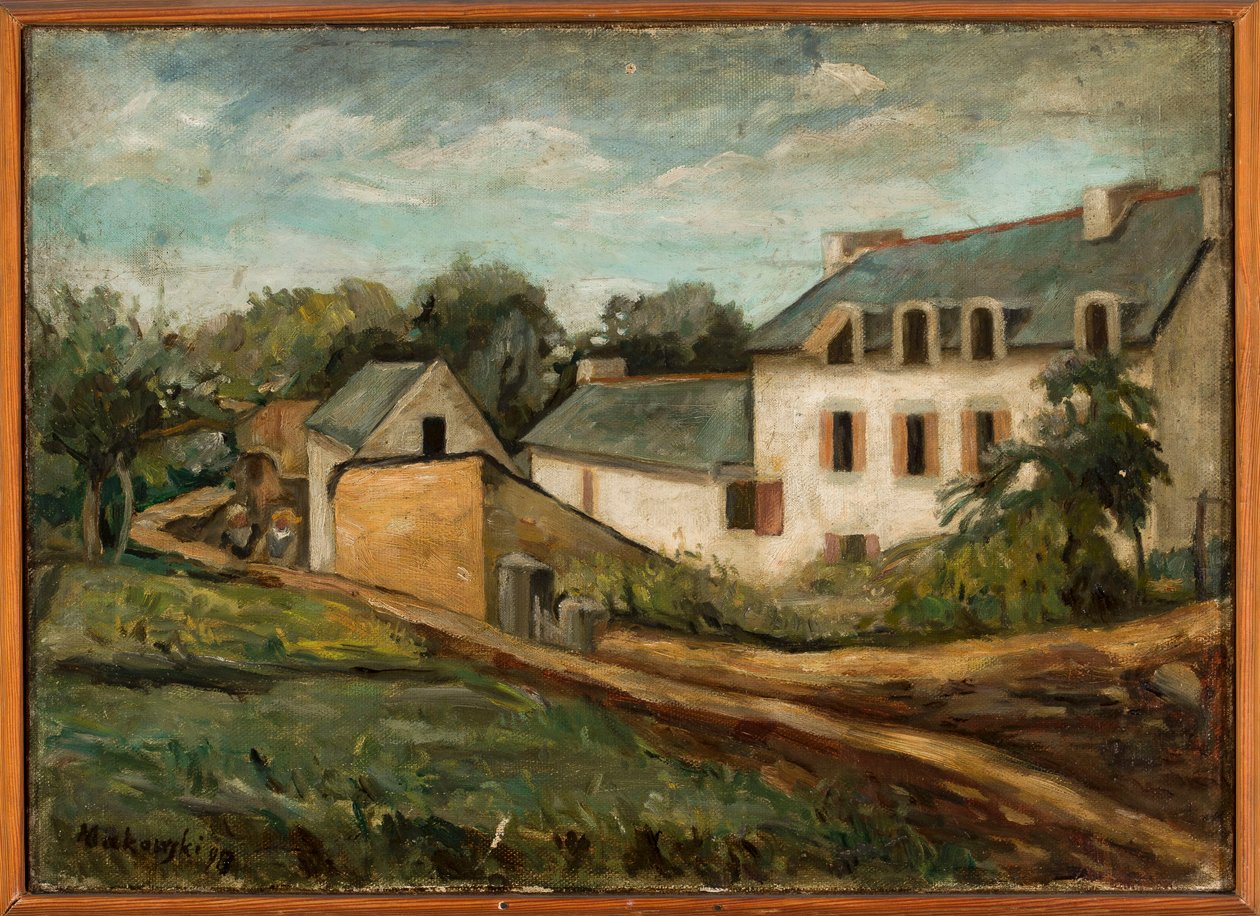 Landschaft von Le Pouldu von Tadeusz Makowski