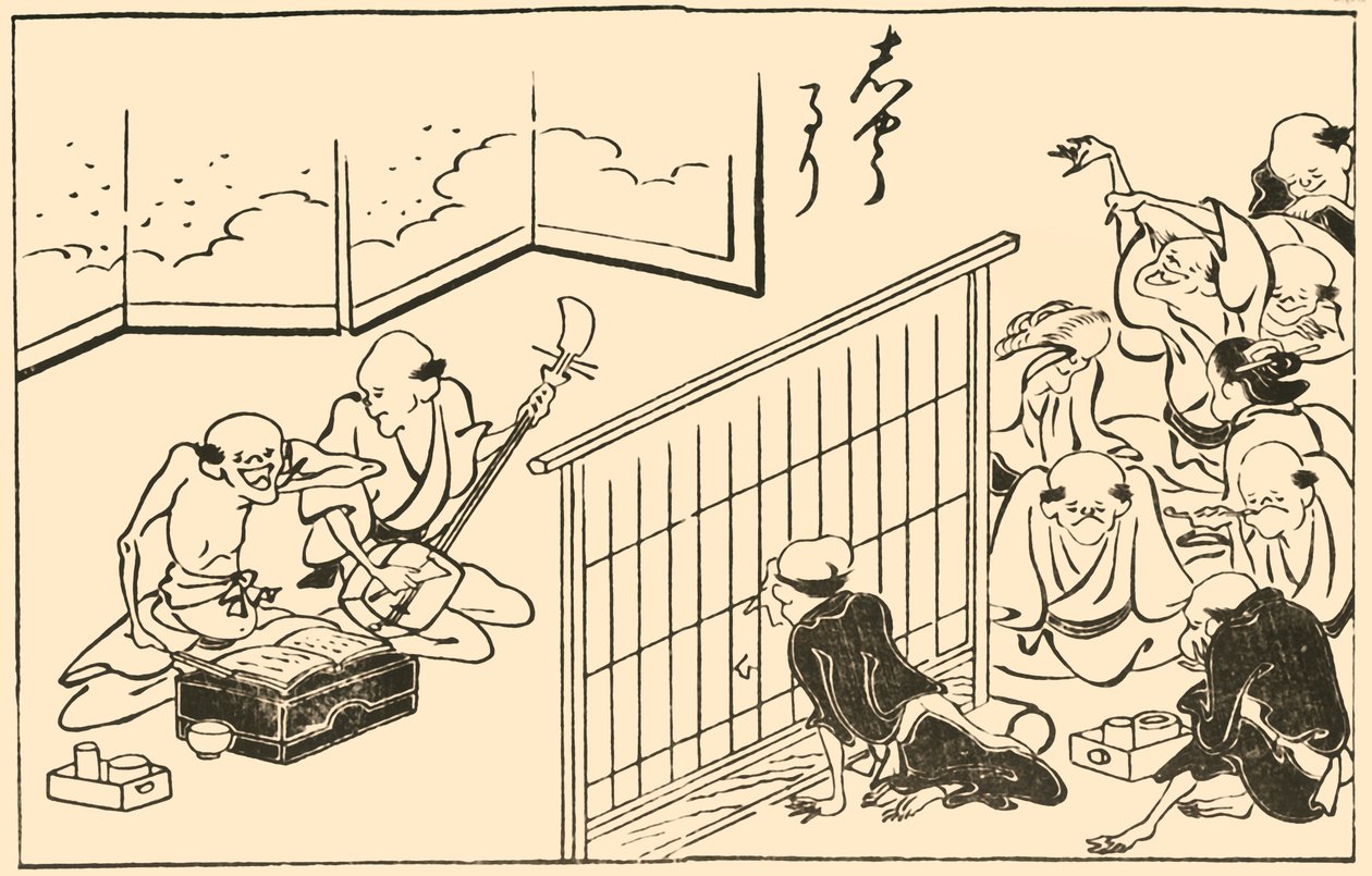 Musiker, 1793, 1924 von Takehara Shunchosai