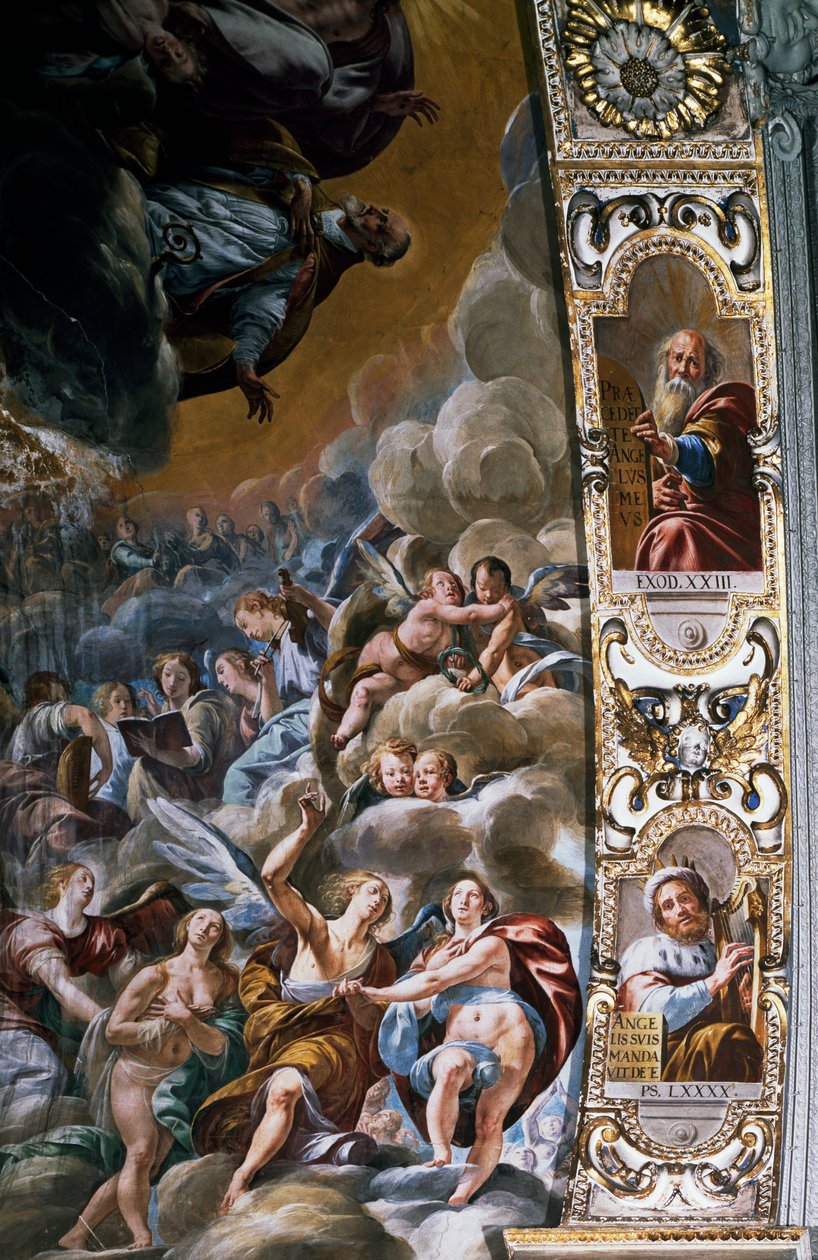Fresken in der Kapelle des Schutzengels von Tanzio da Varallo