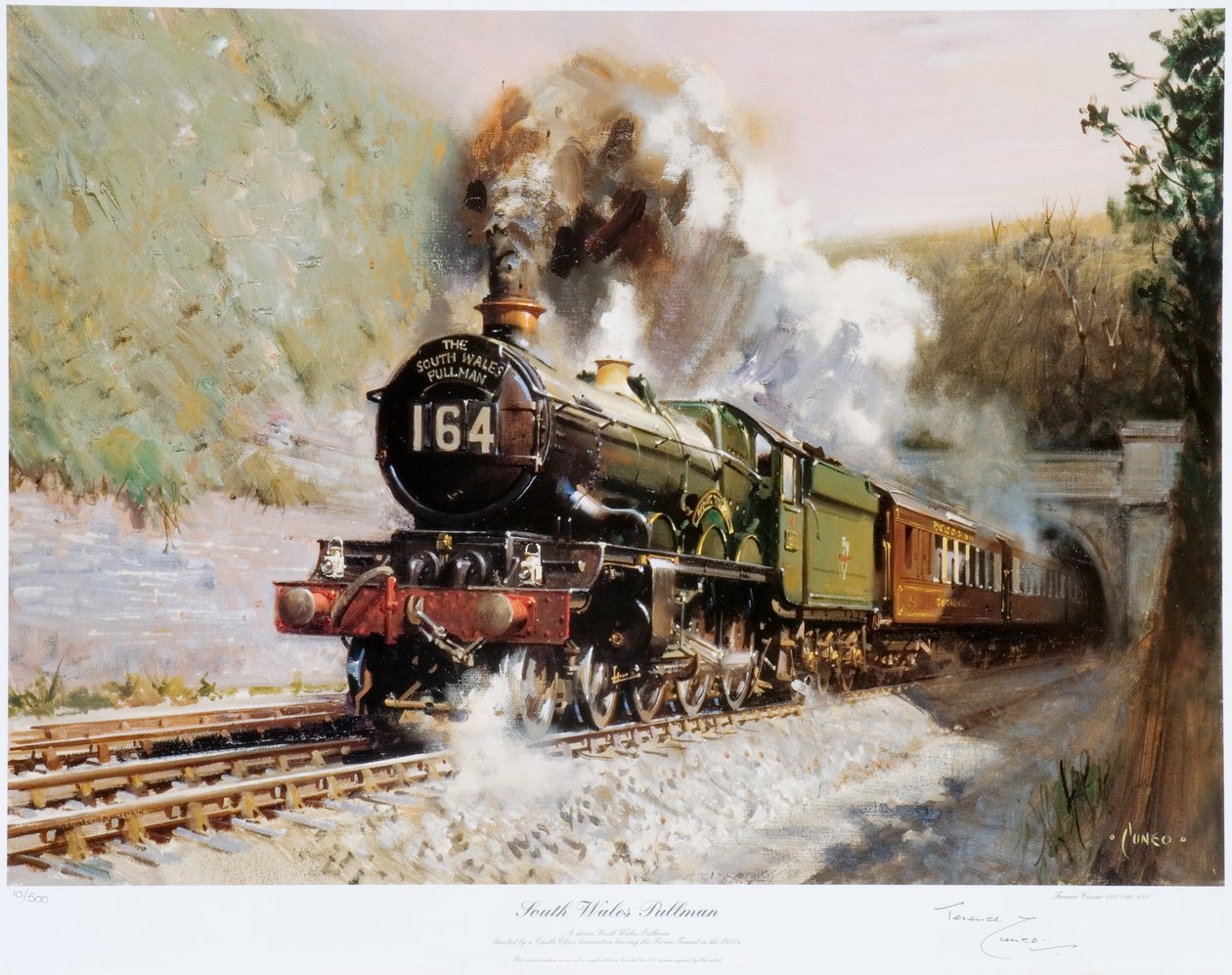 South Wales Pullman, ca. 1971 von Terence Cuneo