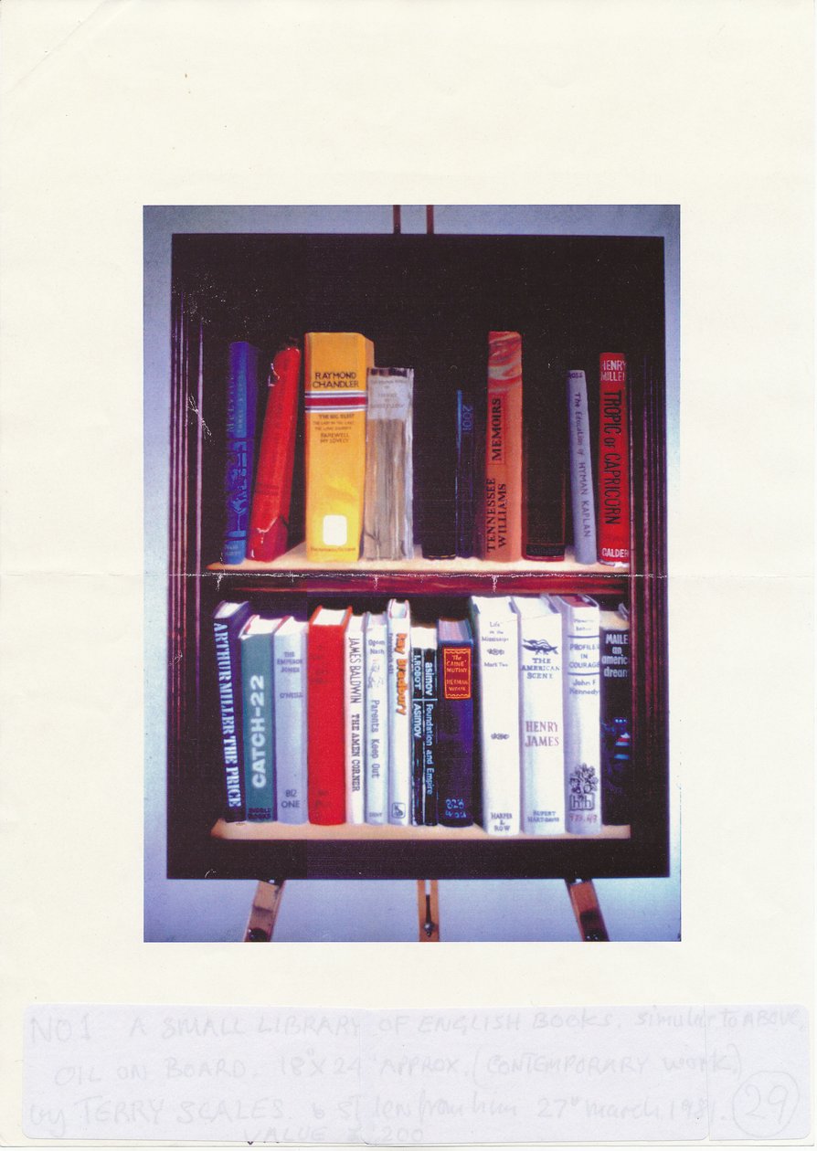 Kleine amerikanische Bibliothek, 1985 von Terry Scales