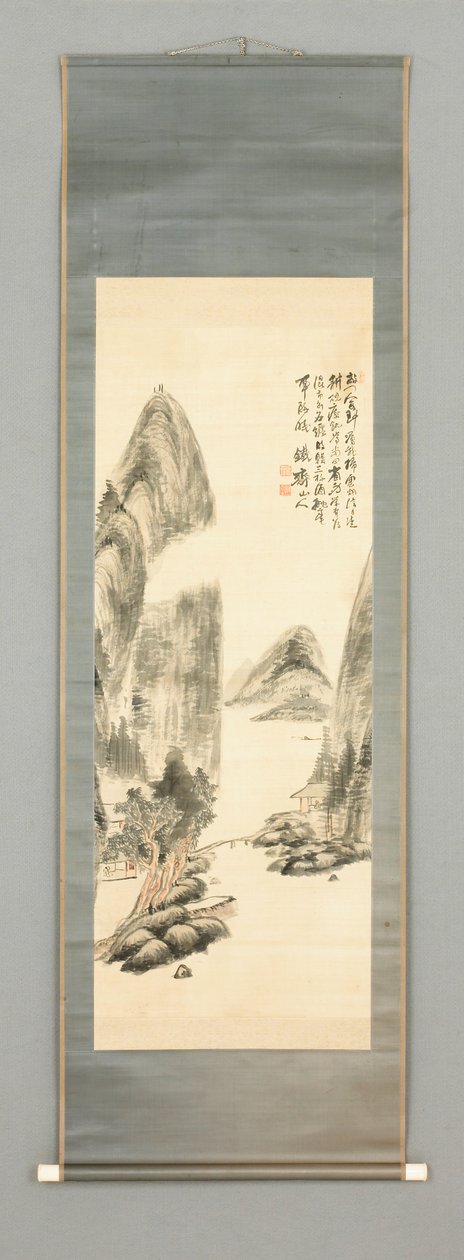 Landschaft, ca. 1860 von Tessai Tomioka