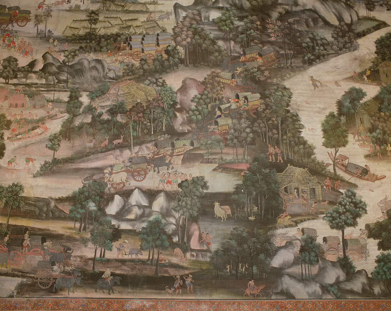 Wirharn Sasada, Leben auf dem Land, Wat Bowonniwet Vihara von Thai School