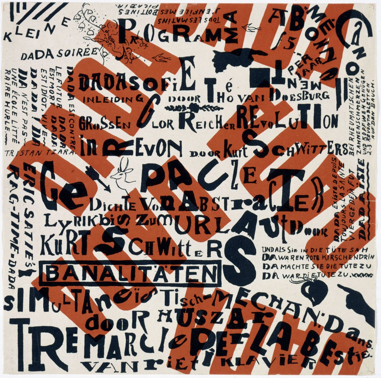 Kleine Dada Soiree von Theo van Doesburg