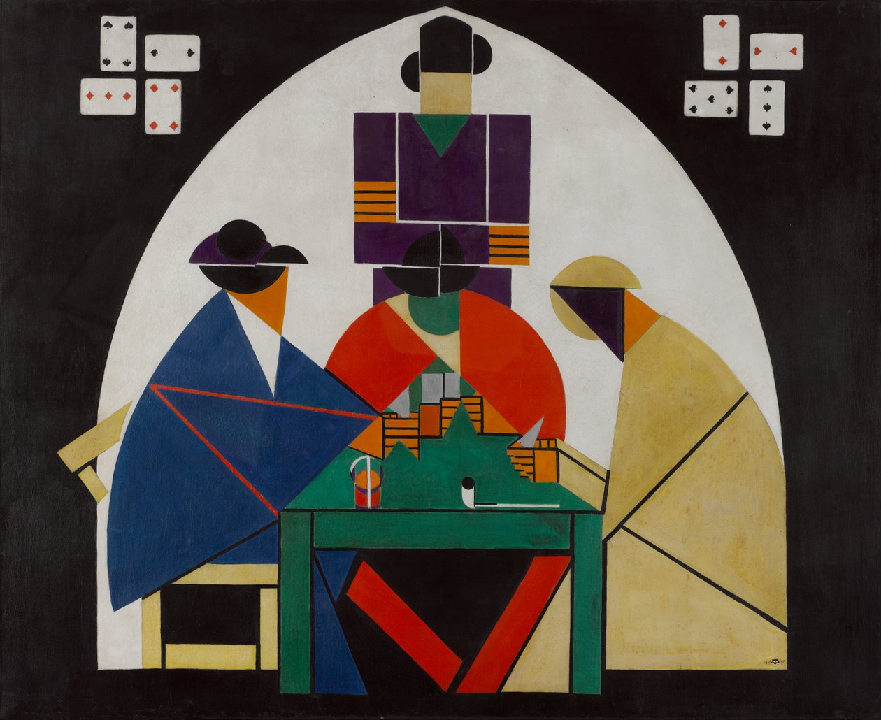 Die Kartenspieler von Theo van Doesburg