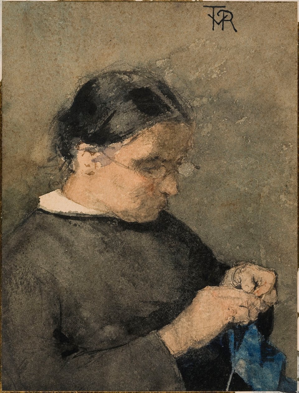 Die Großmutter des Künstlers von Théo van Rysselberghe