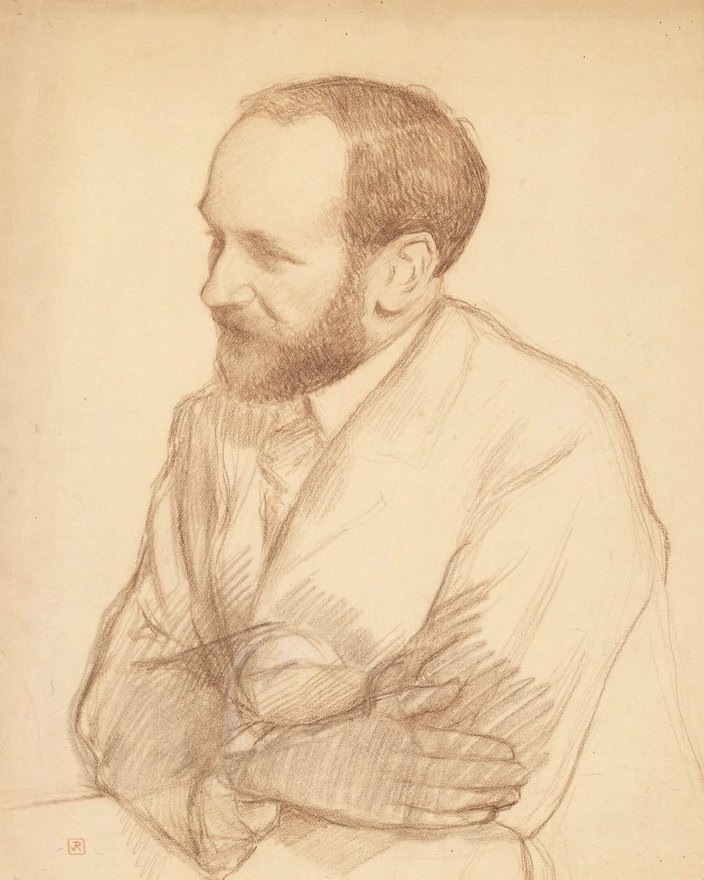 Porträt von Henri Ghéon von Théo van Rysselberghe
