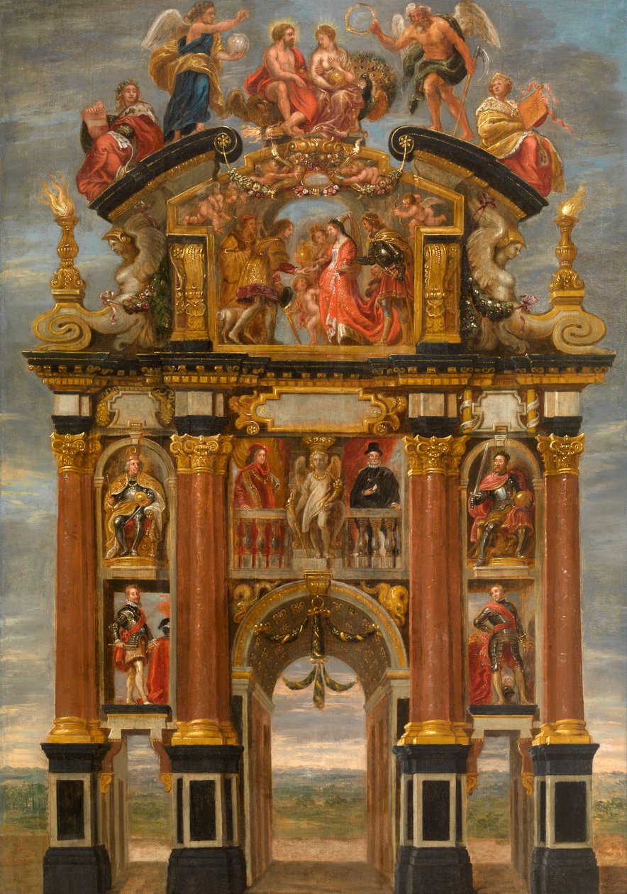 Triumphbogen von König Philipp IV. von Spanien von Theodoor van Thulden