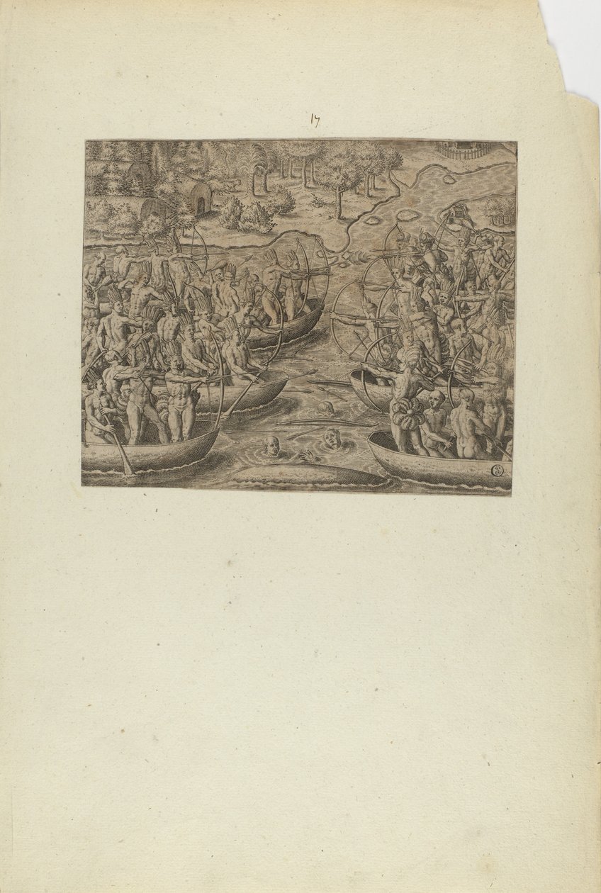 (Ohne Titel) (aus dem Buch, Americae, Teil Drei) von Theodor de Bry