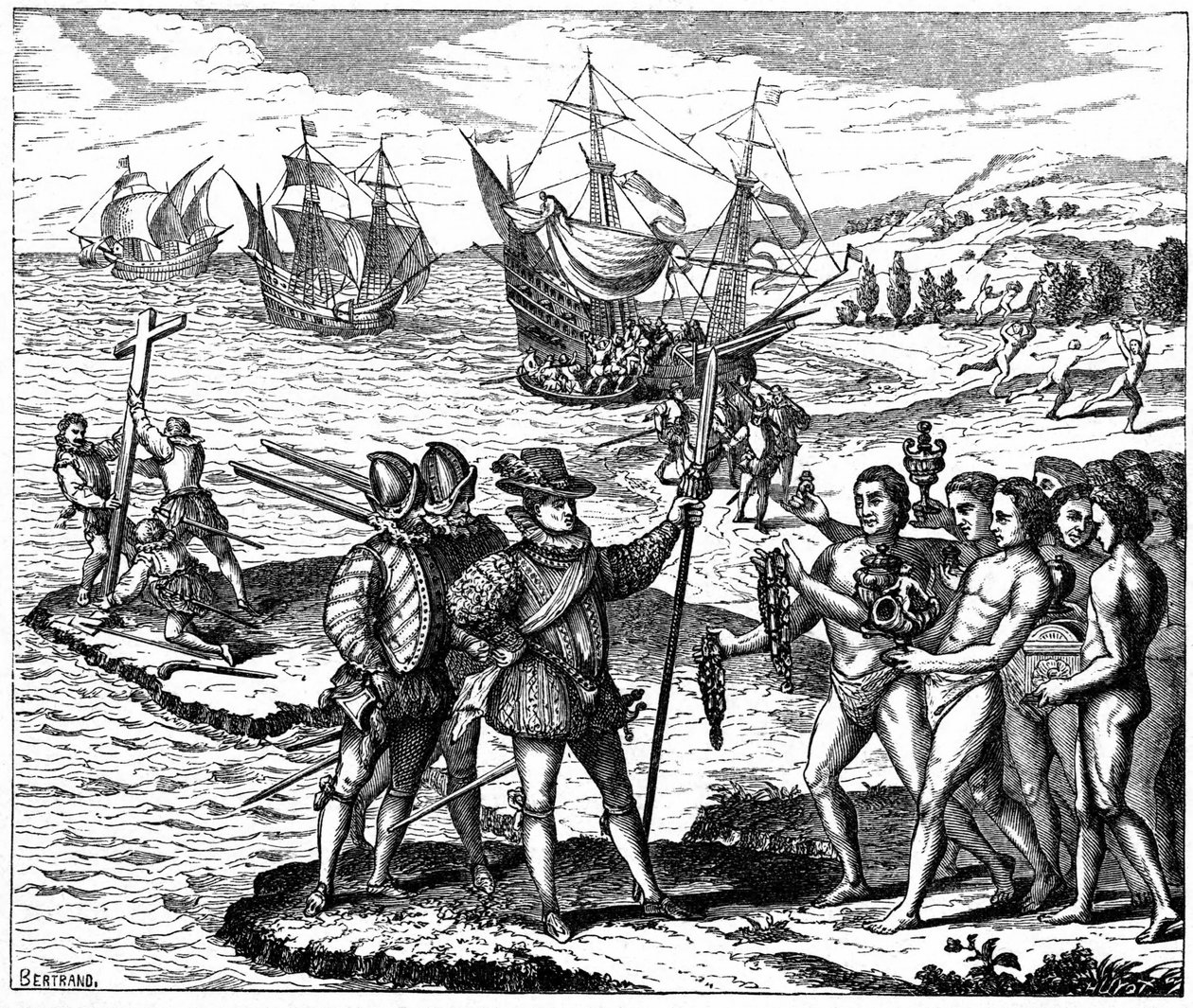 Kolumbus Entdeckt Amerika Christoph Kolumbus (1451-1506) genuesischer Entdecker, entdeckt Amerika