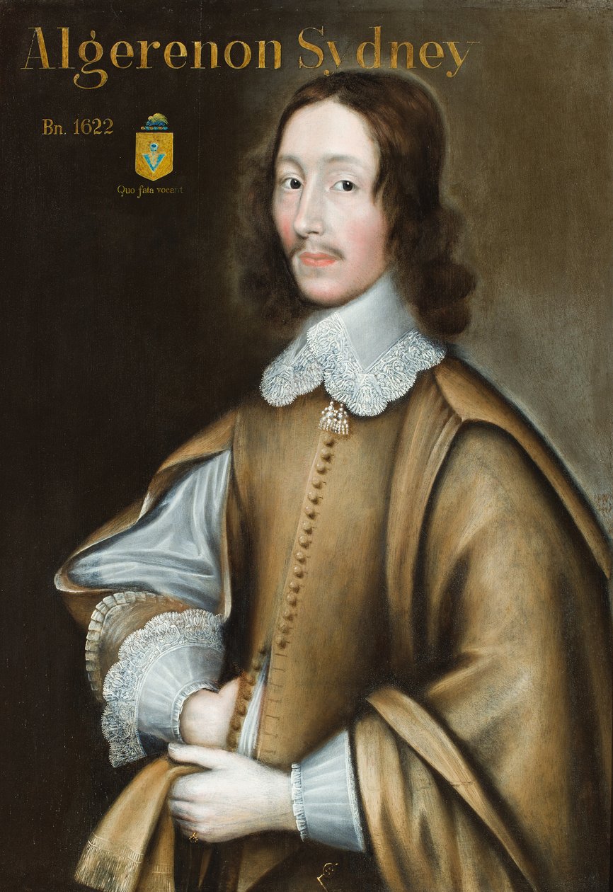 Porträt von Algernon Sydney von Theodore (attr.to) Russell