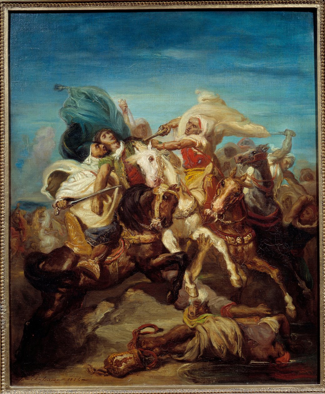Schlacht der arabischen Reiter von Théodore Chassériau