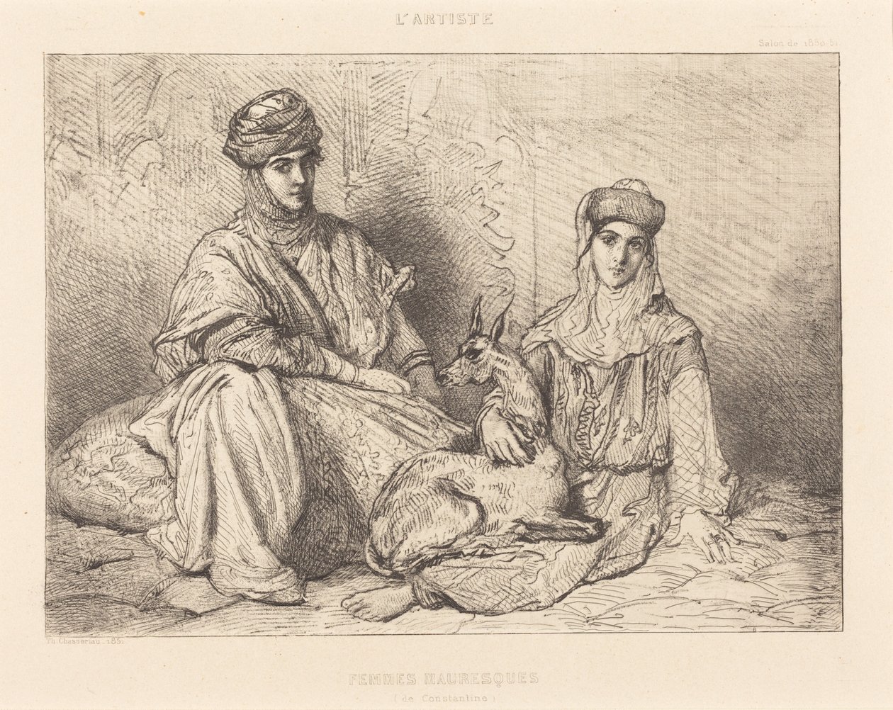 Maurische Frauen aus Constantine von Théodore Chassériau