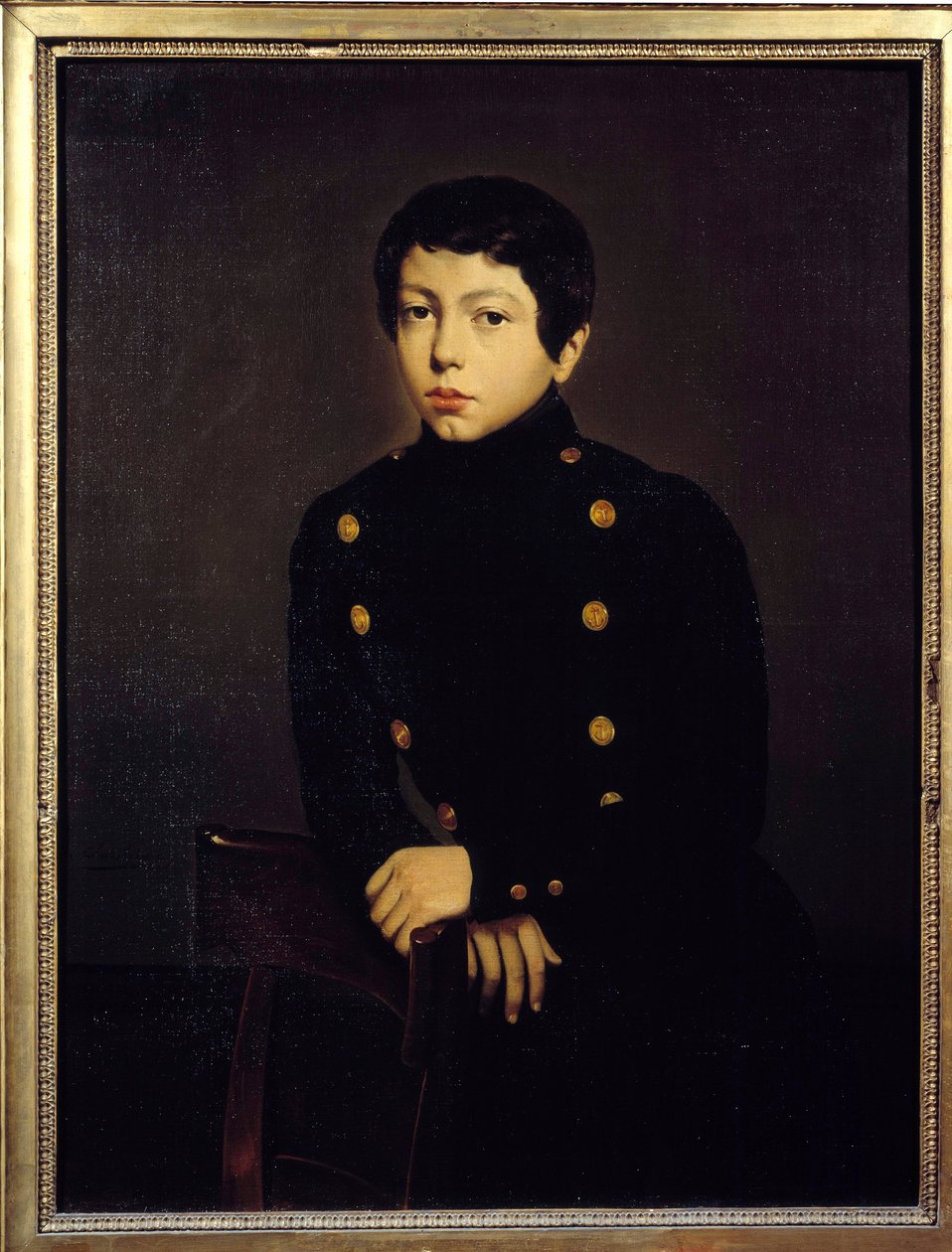 Porträt von Ernest Chasseriau, Schüler der Marineschule von Brest, Bruder des Künstlers von Théodore Chassériau