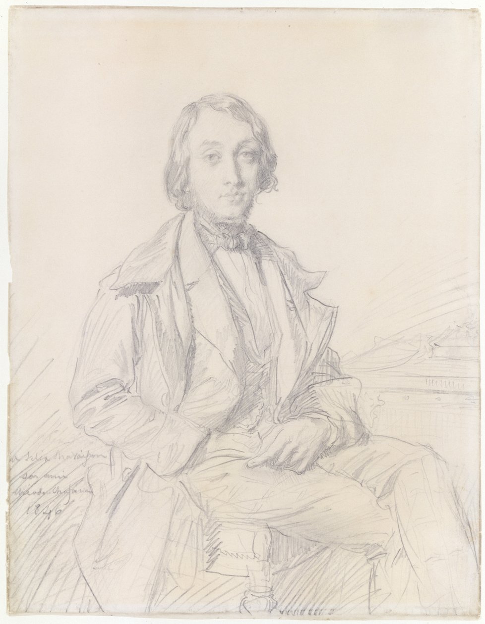 Porträt von Félix Ravaisson von Théodore Chassériau