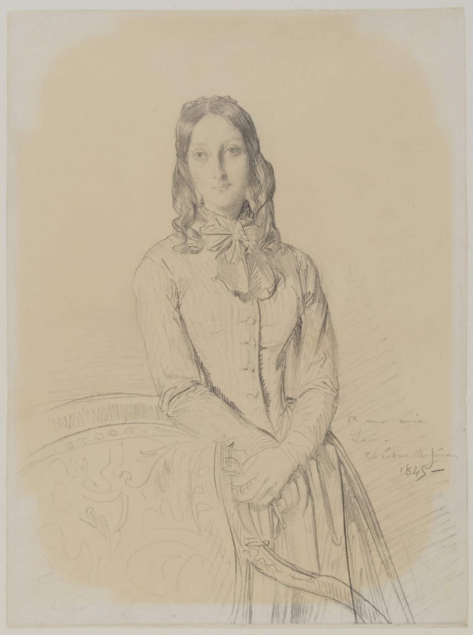 Porträt von Madame Ravaisson von Théodore Chassériau