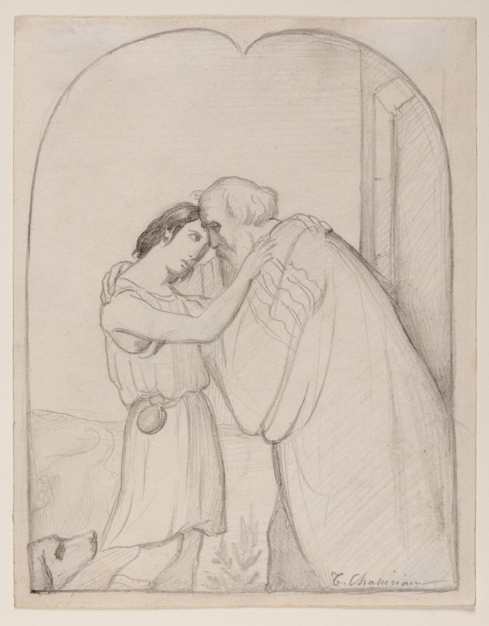 Die Rückkehr des verlorenen Sohnes von Théodore Chassériau