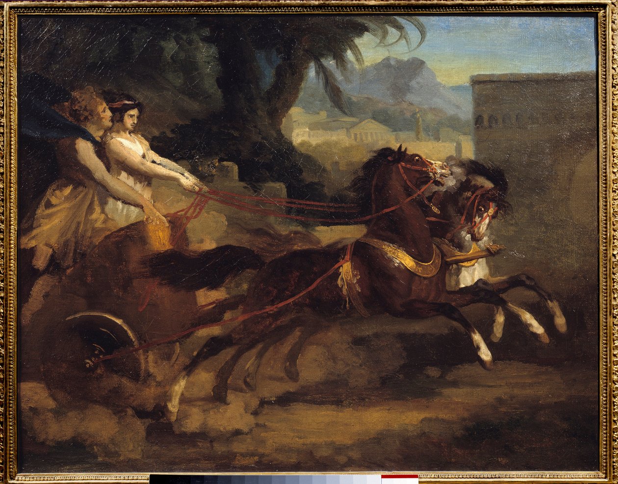 Antikes Panzer-Rennen von Theodore Gericault