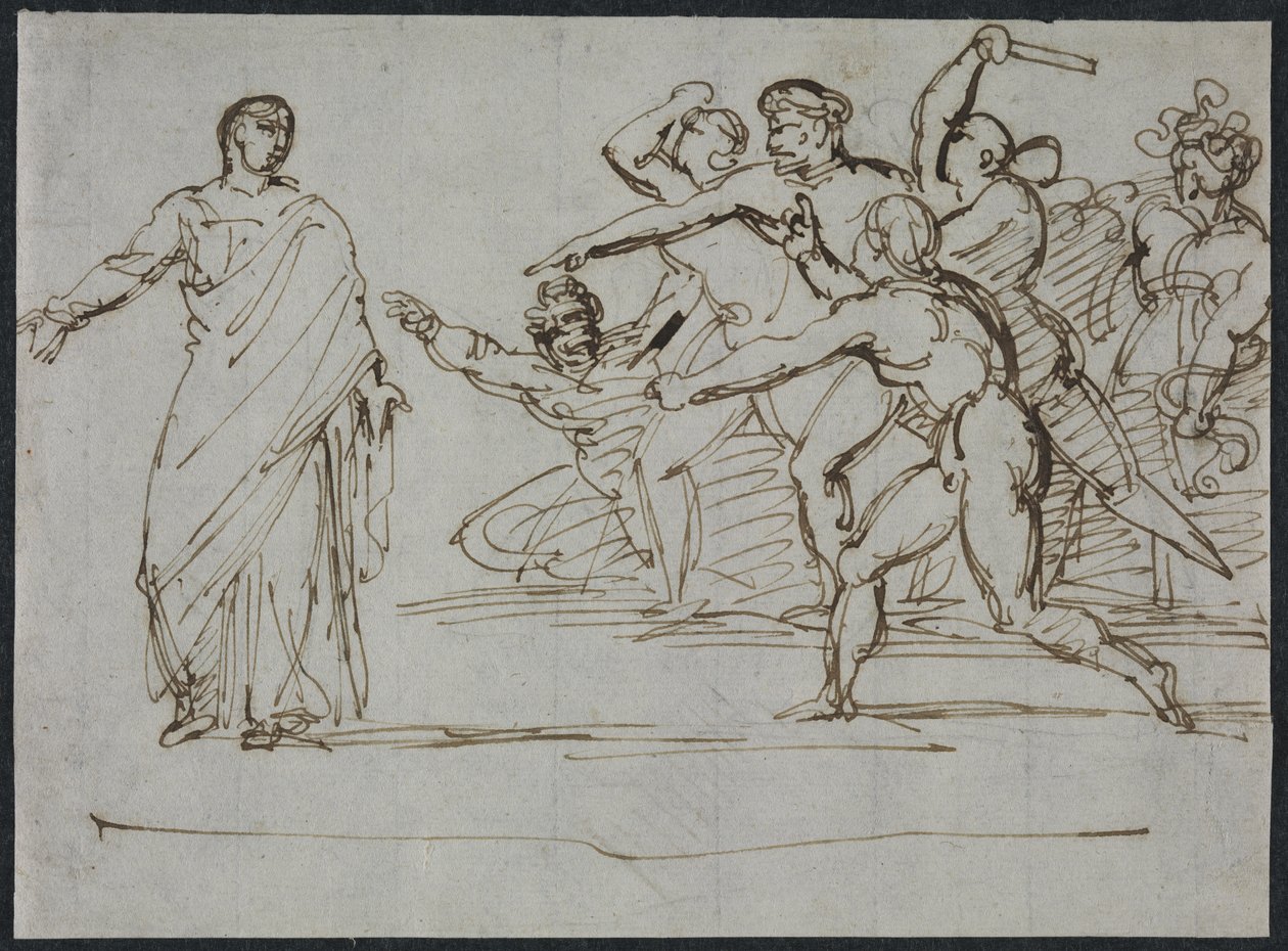 Ermordung des Tiberius von Theodore Gericault