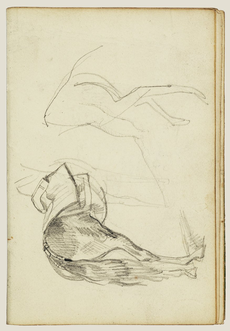 Pferdestudien von Theodore Gericault