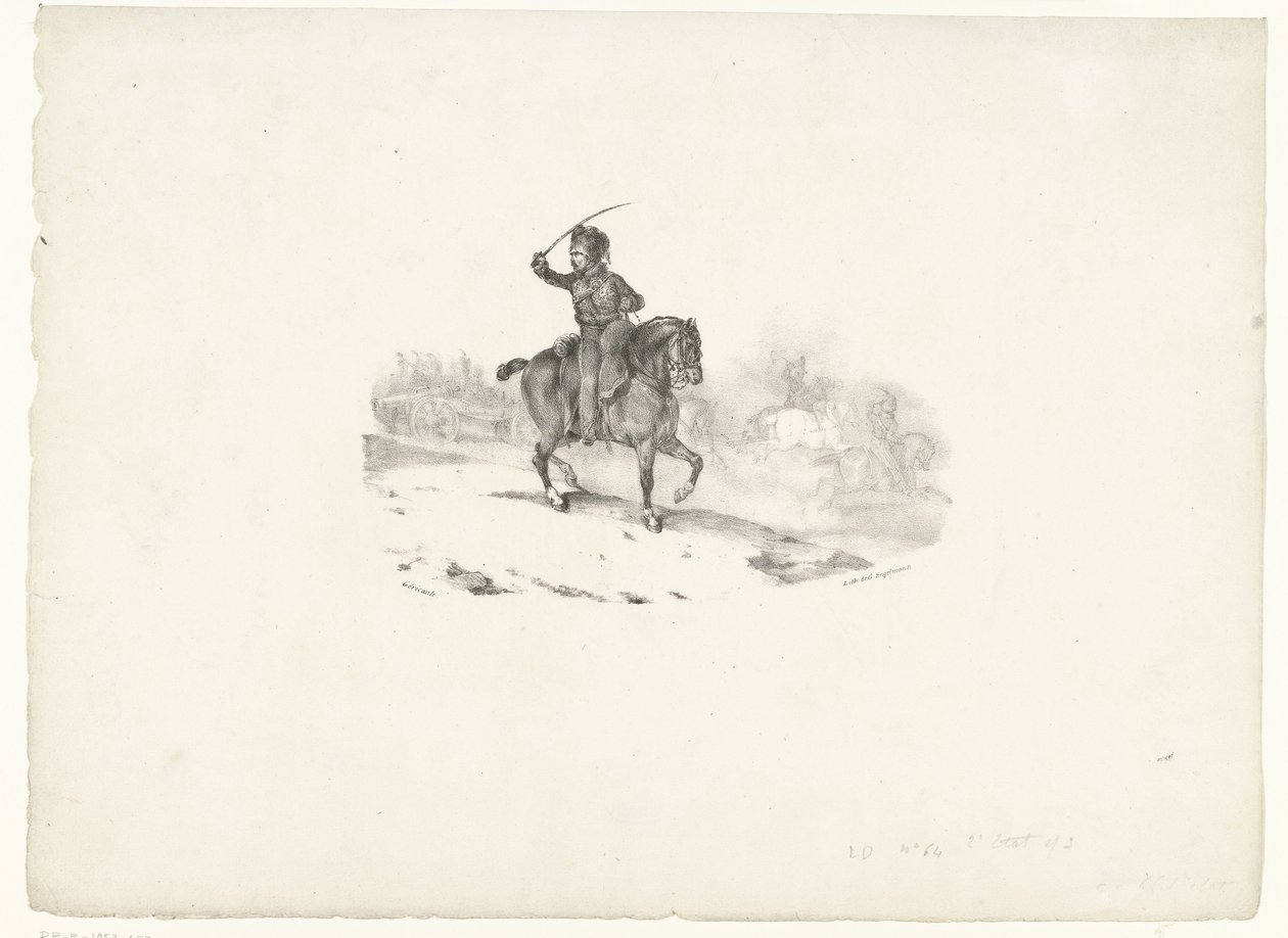 Offizier der Artillerie von Theodore Gericault