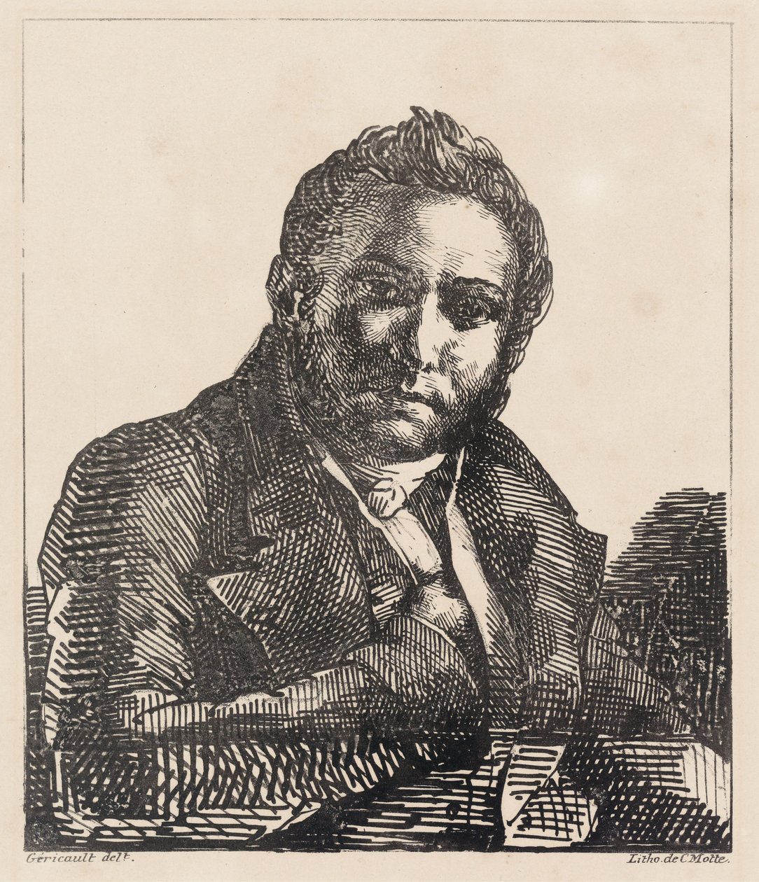 Porträt von Auguste Brunet, dem Freund des Künstlers von Theodore Gericault
