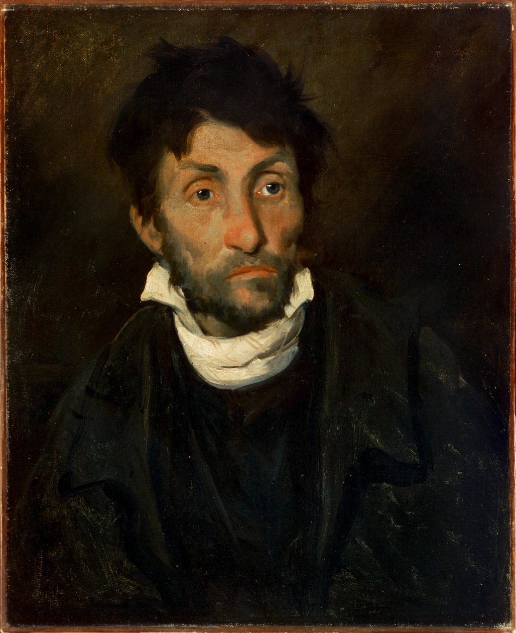 Porträt eines Kleptomanen von Theodore Gericault