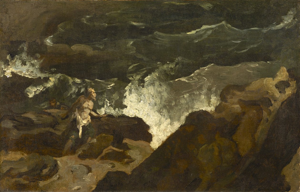 Schiffbruch am Strand von Theodore Gericault