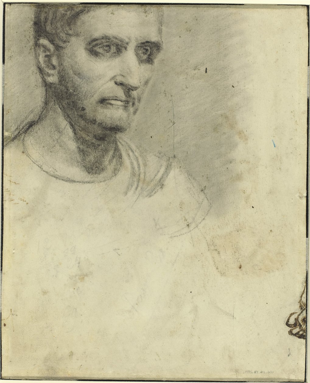 Studie eines Mannes (verso) von Theodore Gericault