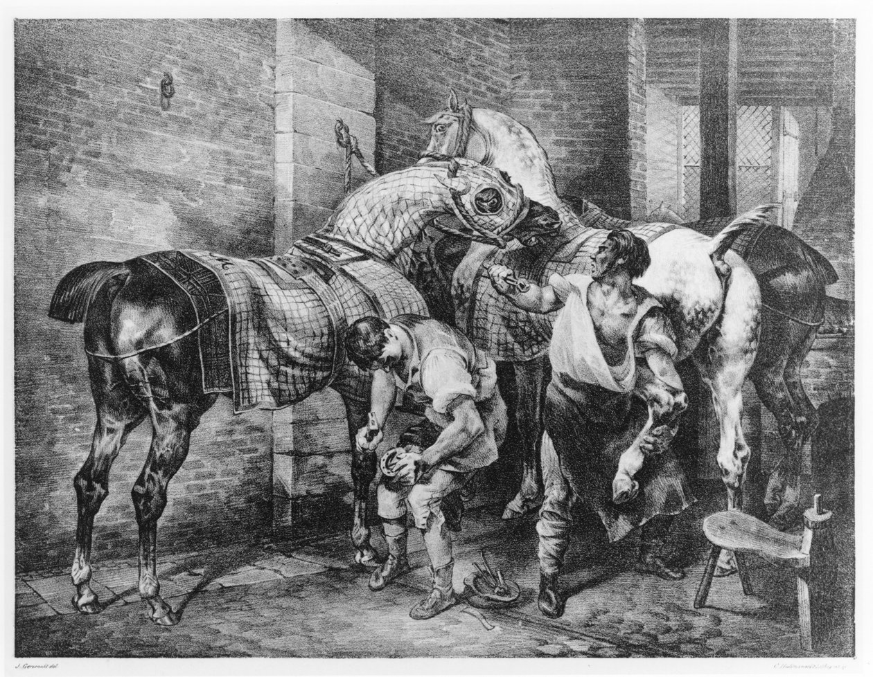 Der englische Hufschmied von Theodore Gericault