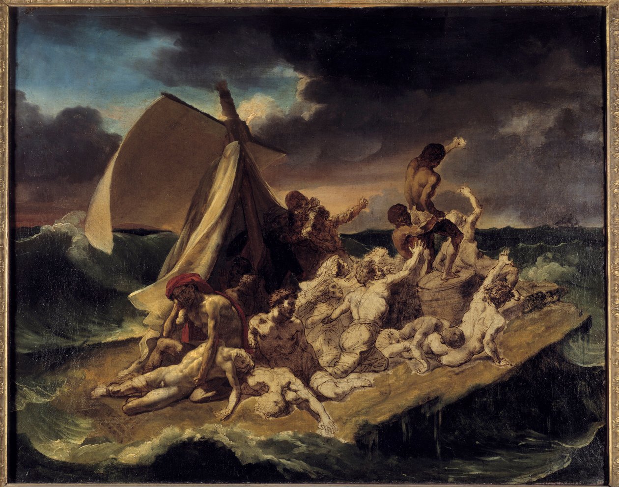 Das Floß der Medusa (Skizze) von Theodore Gericault