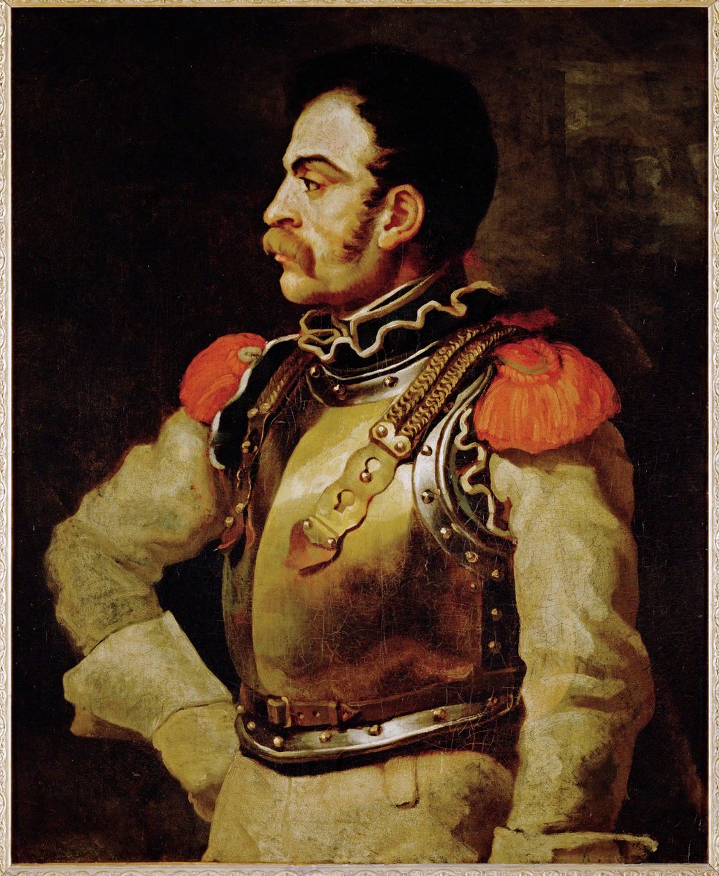 Ein Karabiniere, ein italienischer Polizist von Theodore Gericault