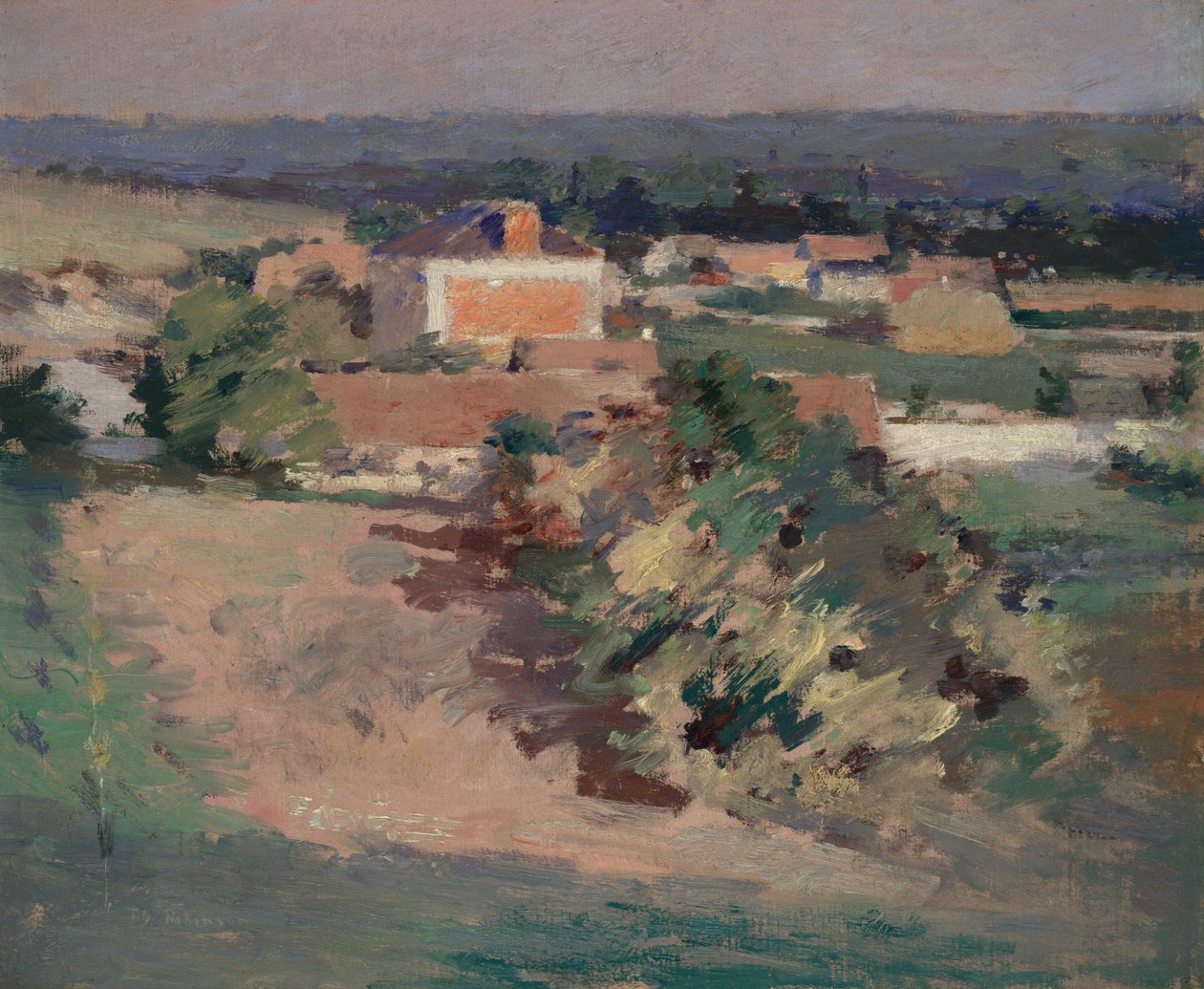 Das Rote Haus von Theodore Robinson