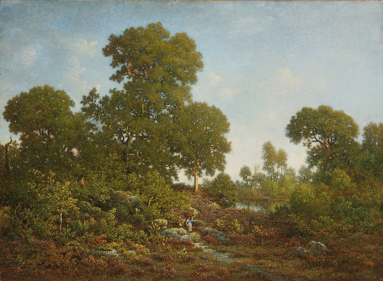 Frühling, ca. 1860 von Pierre Etienne Theodore Rousseau