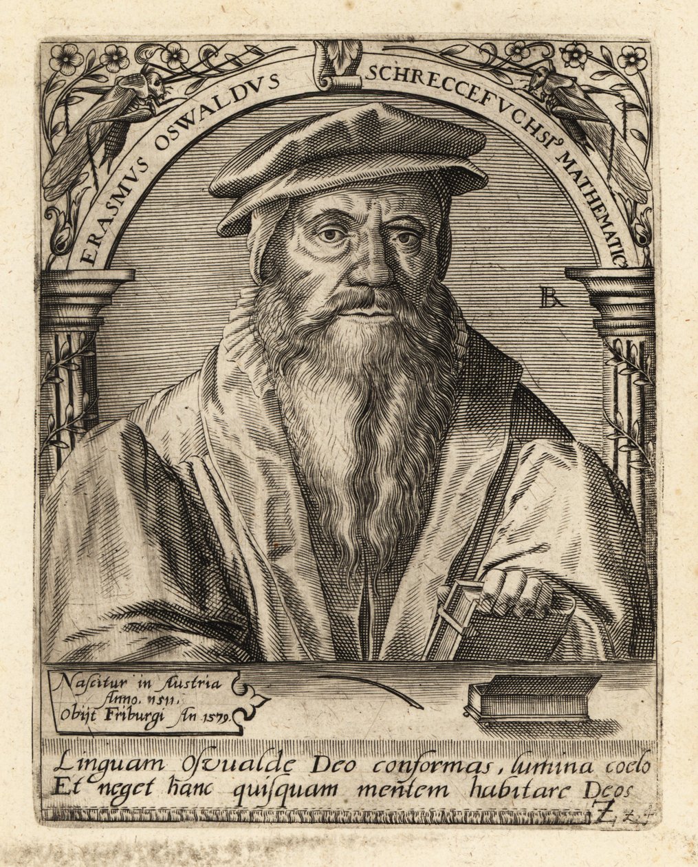Erasmus Oswald Schreckenfuchs, österreichischer Humanist von Theodore de Bry