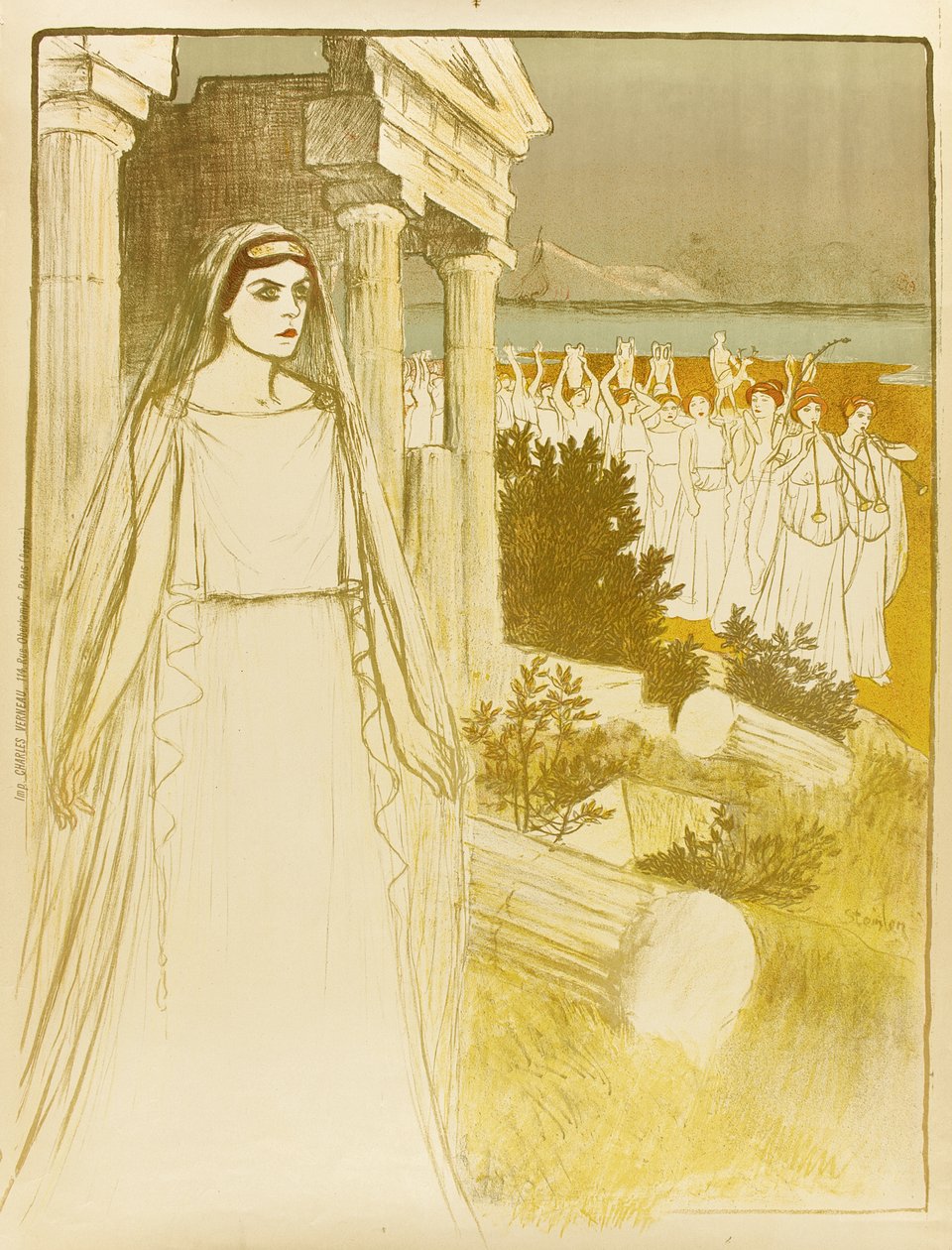 Hellé. Oper in 4 Akten von Théophile Alexandre Steinlen