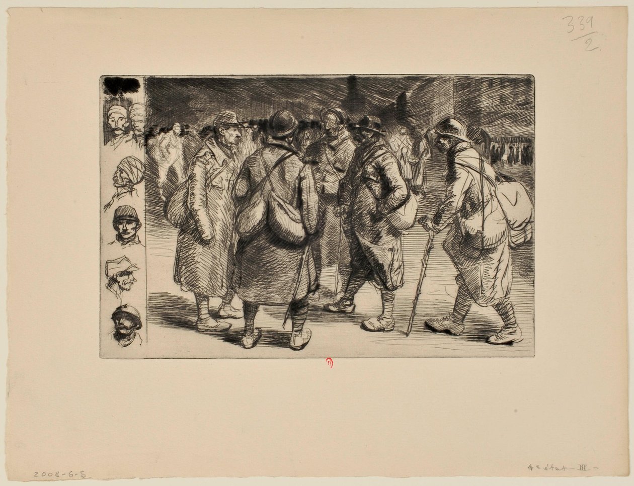 [Permissionnaires, Nr. 1] von Théophile Alexandre Steinlen