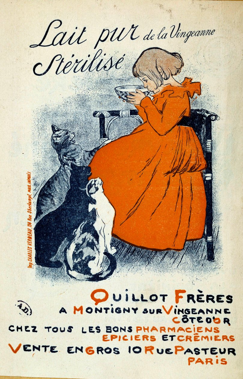 Plakat von Theophile-Alexandre Steinlen (1859-1923) für 