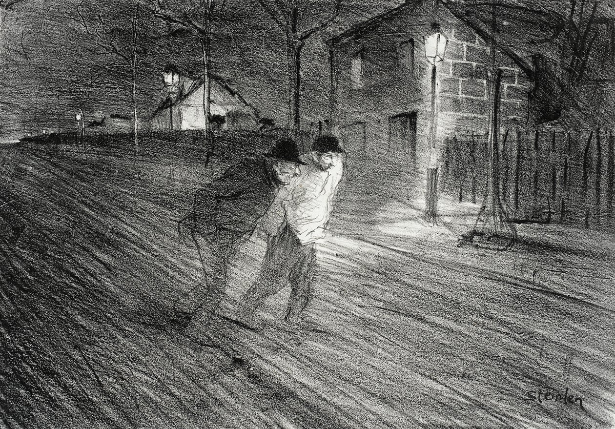 Rue Caulaincourt von Théophile Alexandre Steinlen