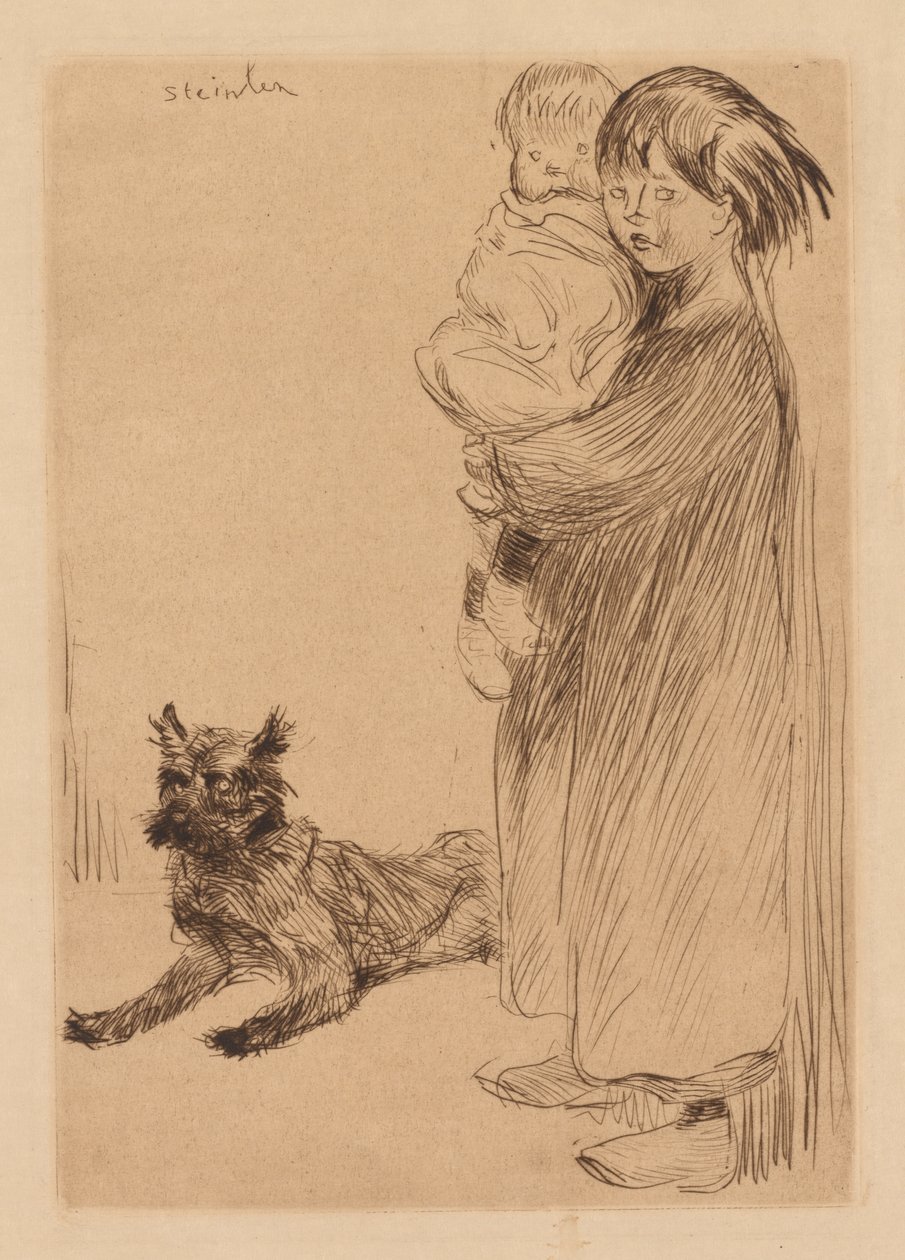 Die große Schwester (La Grande Soeur) von Théophile Alexandre Steinlen