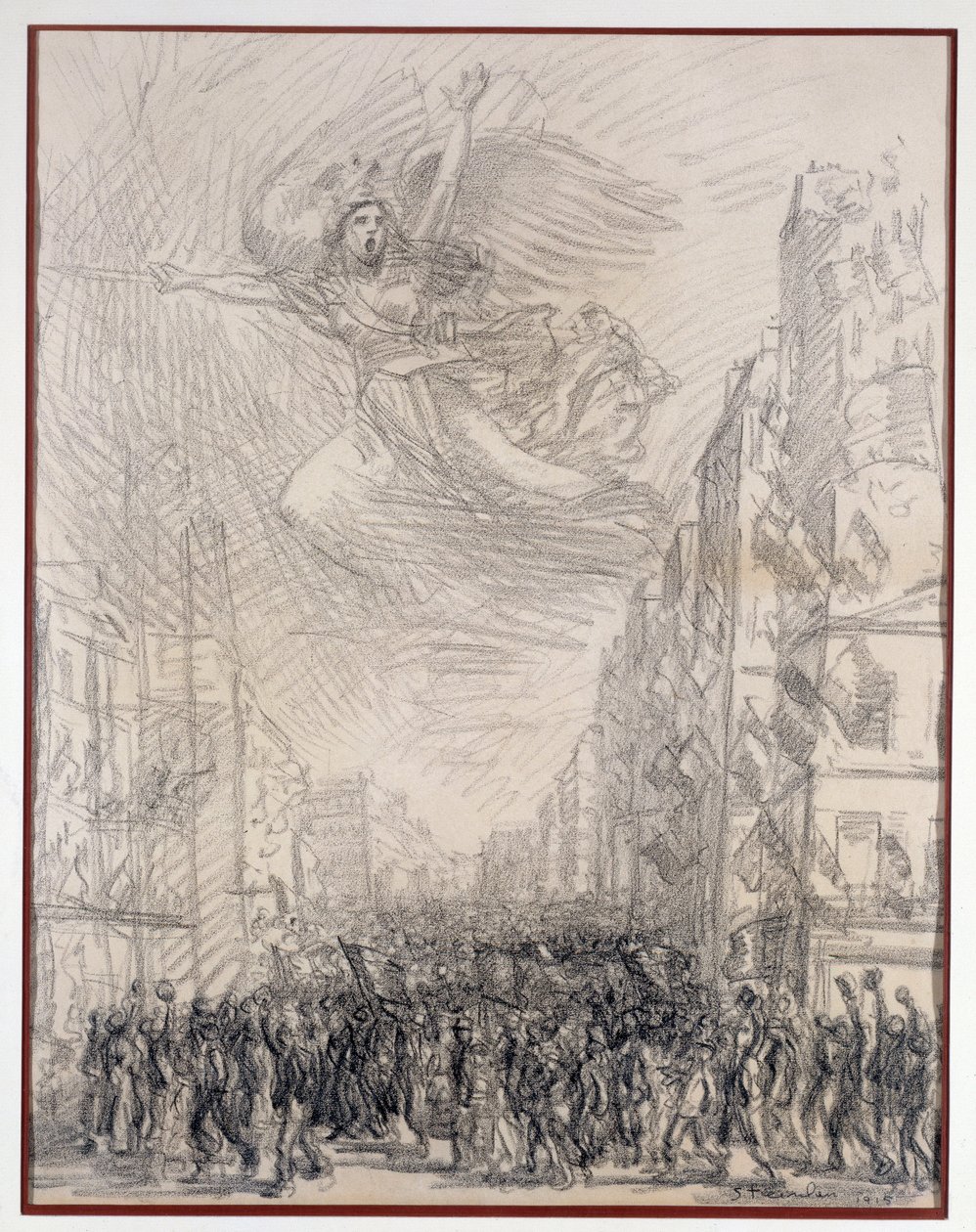 Sieg oder Marseillaise Allegorie von Théophile Alexandre Steinlen
