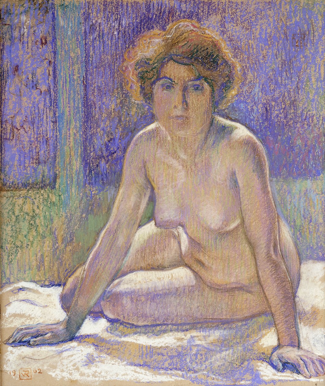 Sitzende nackte Frau, ca. 1912 von Théo van Rysselberghe