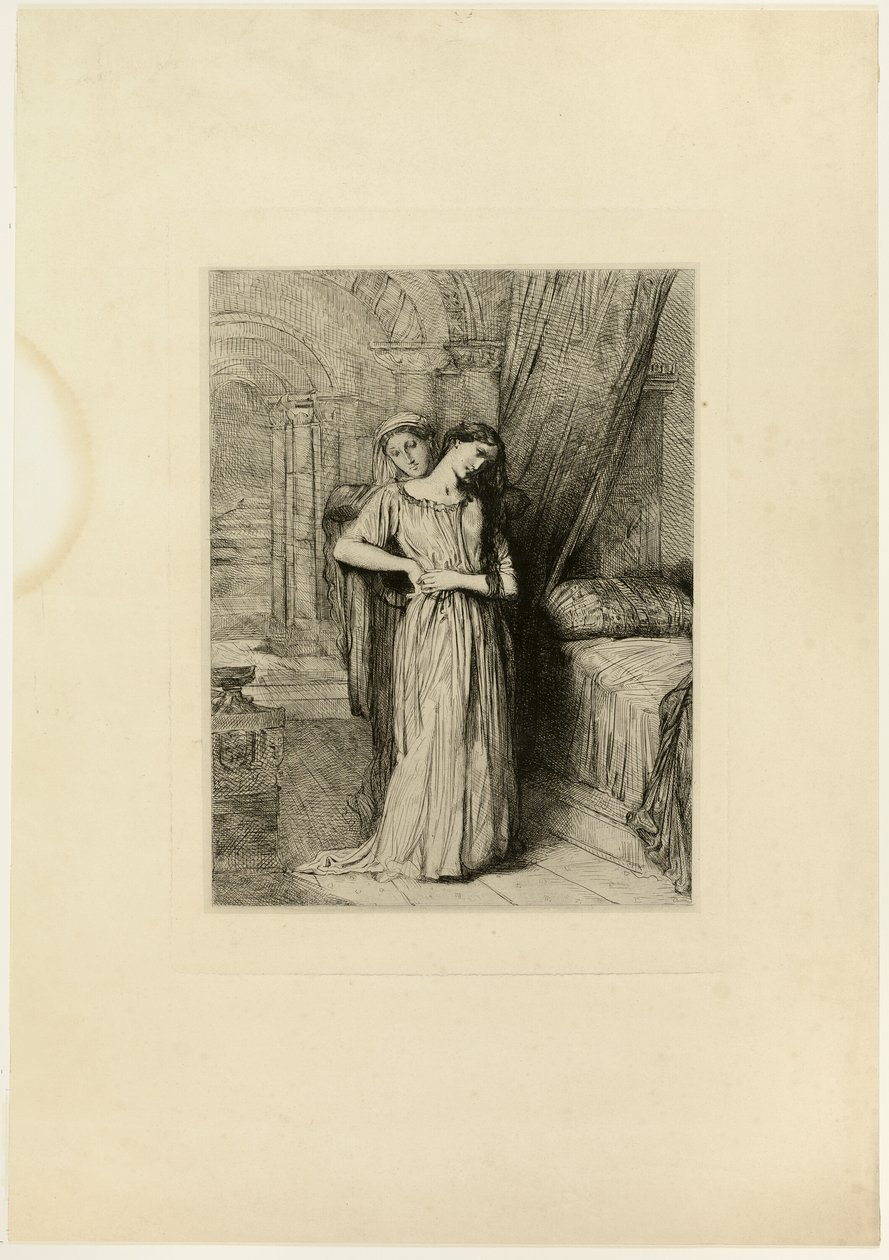 Wenn ich vor dir sterbe, Platte acht aus Othello von Théodore Chassériau