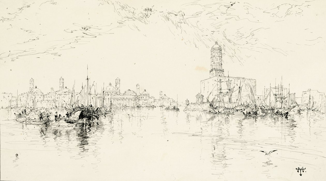 Veracruz, Hafen von Mexiko von Thomas Moran