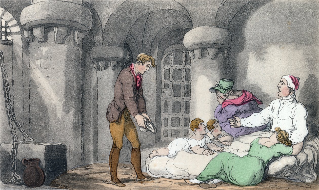Häusliche Anordnung im Gefängnis, Illustration aus 