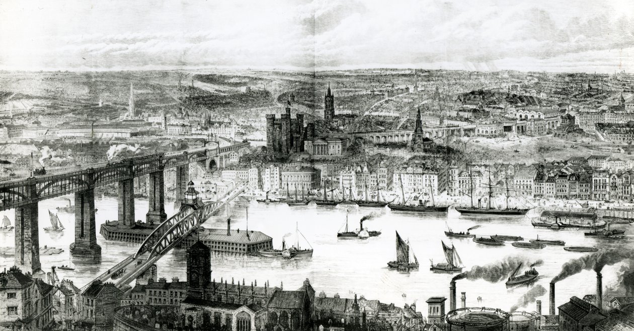 Newcastle upon Tyne, Illustration aus 