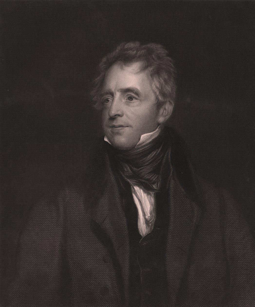 Porträt des englischen Schauspielers John Fawcett (1768-1837), Kupferstich von W J Edwards nach einem Gemälde von Thomas Lawrence, 23x32 cm, Virtue and Co Publisher, London von Thomas (after) Lawrence