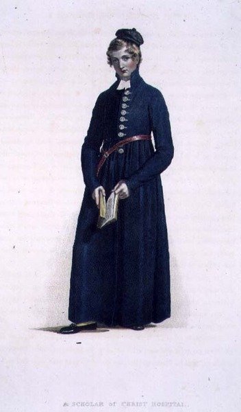 Ein Schüler des Christ Hospital, aus 