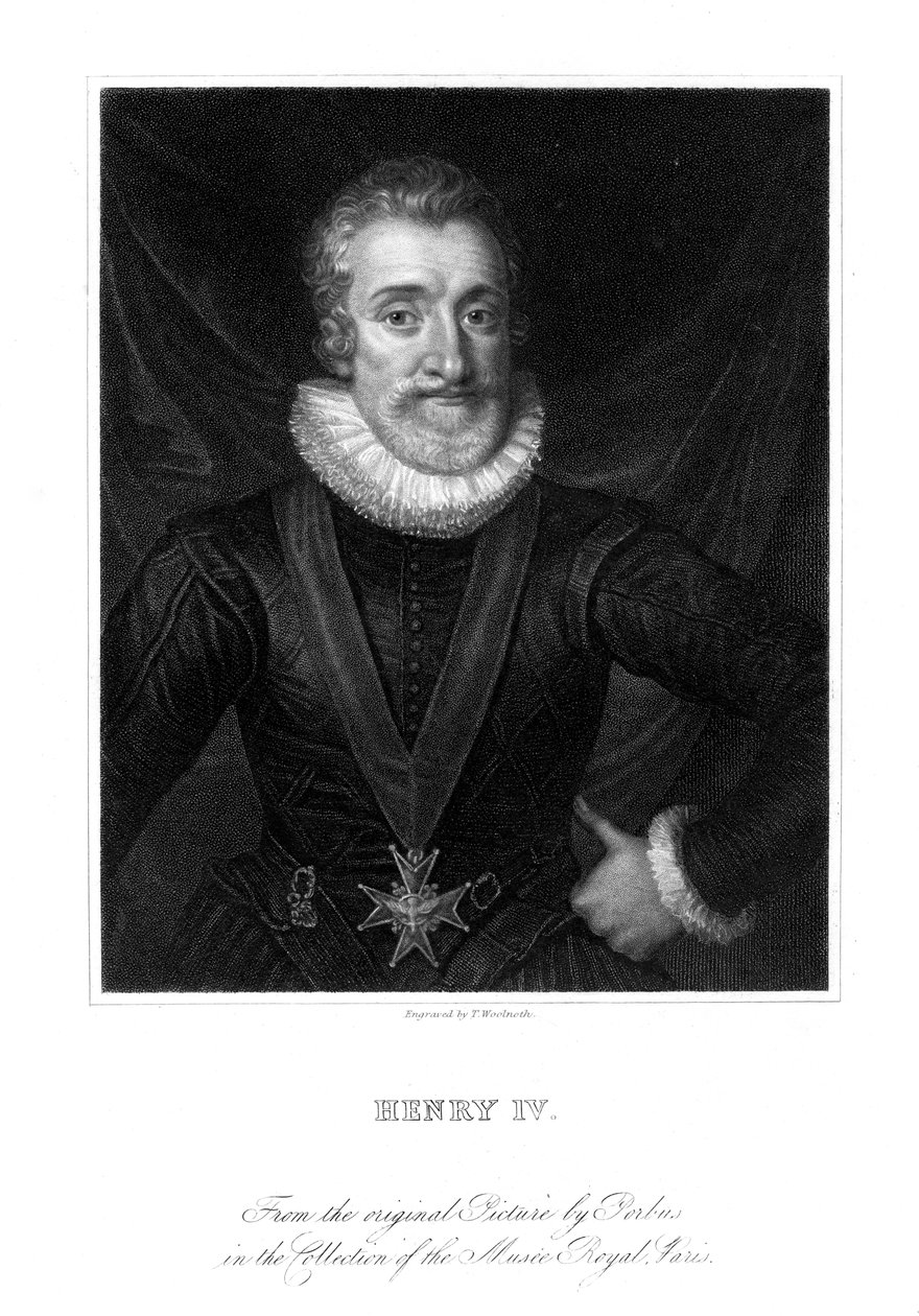 Heinrich IV., König von Frankreich, 19. Jahrhundert von Thomas A. Woolnoth