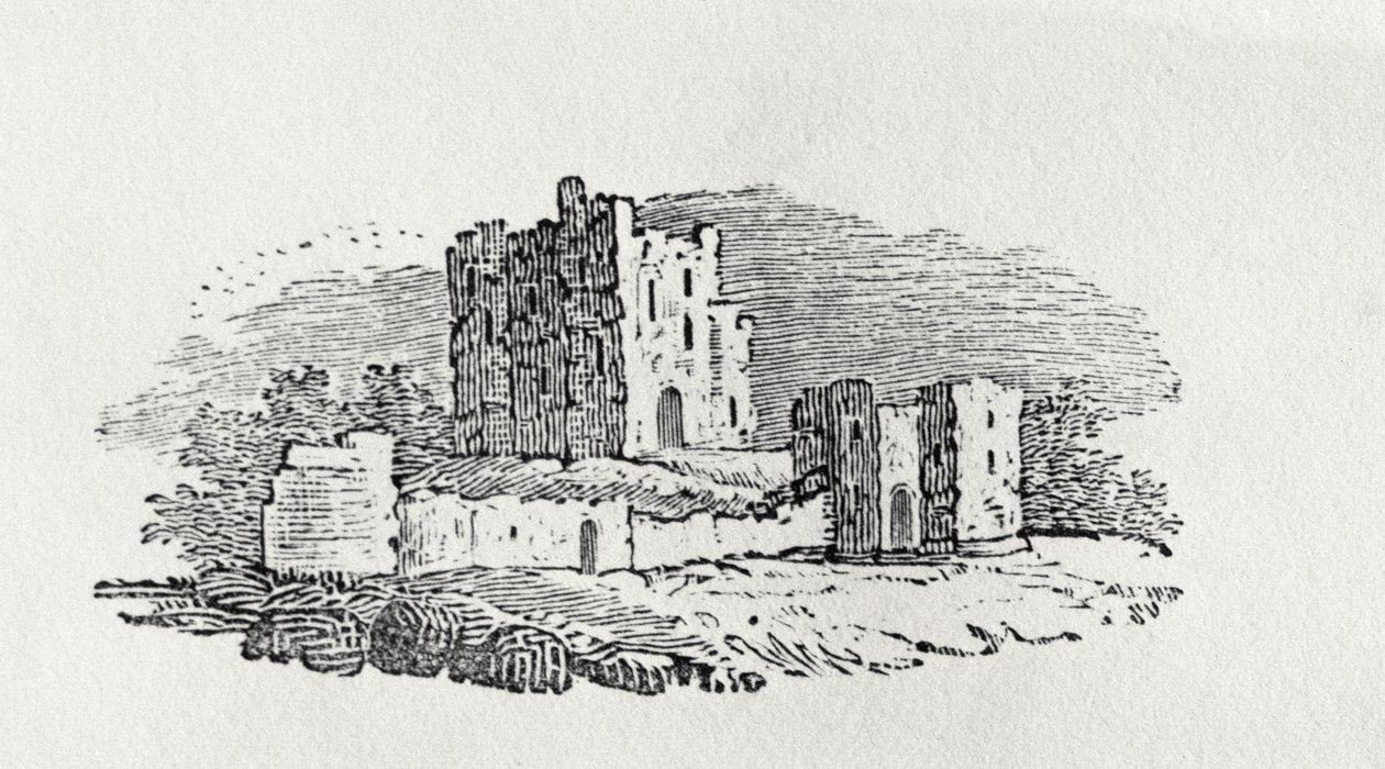Burgruinen aus 